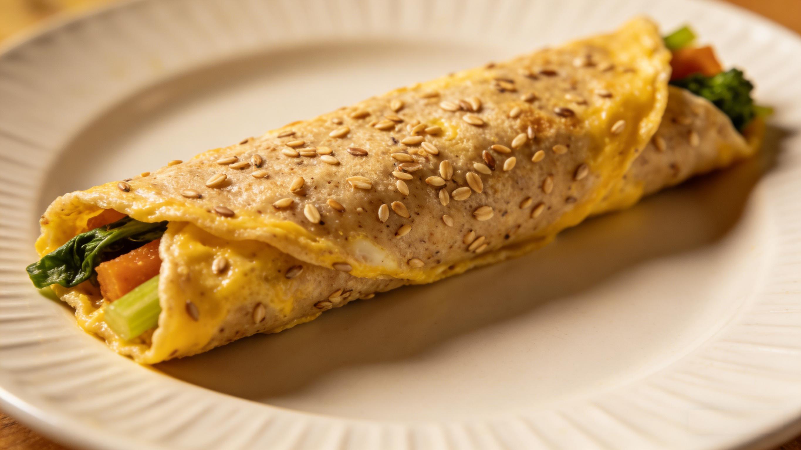 Whole Wheat Egg Roll with Vegetables